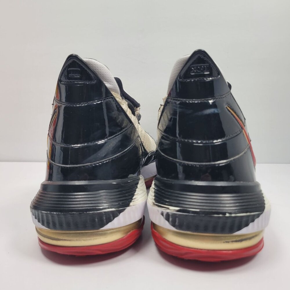 Nike Lebron XVI 16 SB Remix Men's White Black Sneakers CD2451-101 US Size 13 - Picture 4 of 8
